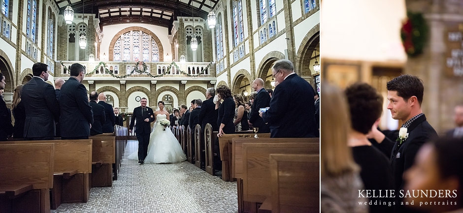 Sacred Heart Dearborn wedding day